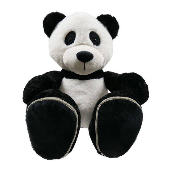 Funnies Sole Mates, Panda 45cm met verwisselbare zooltjes