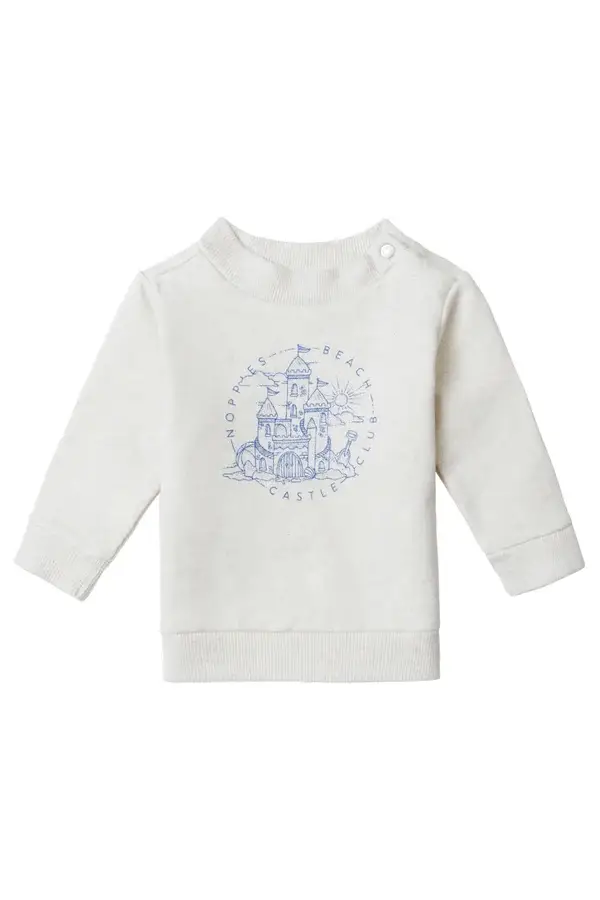 134.  Noppies boys sweater zandkasteel Maat 62