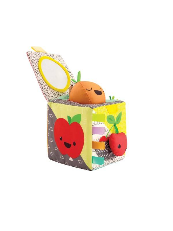 Infantino - Peek & Seek Sensory - Discovery Cube Fruit