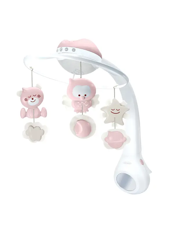 137. Infantino - WOM - Musical 3-in-1 Projector Mobile - Dusty Pink