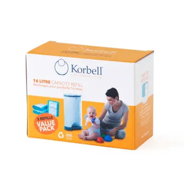 64. Korbell - KORBELL refill, 3 Pack 16L
