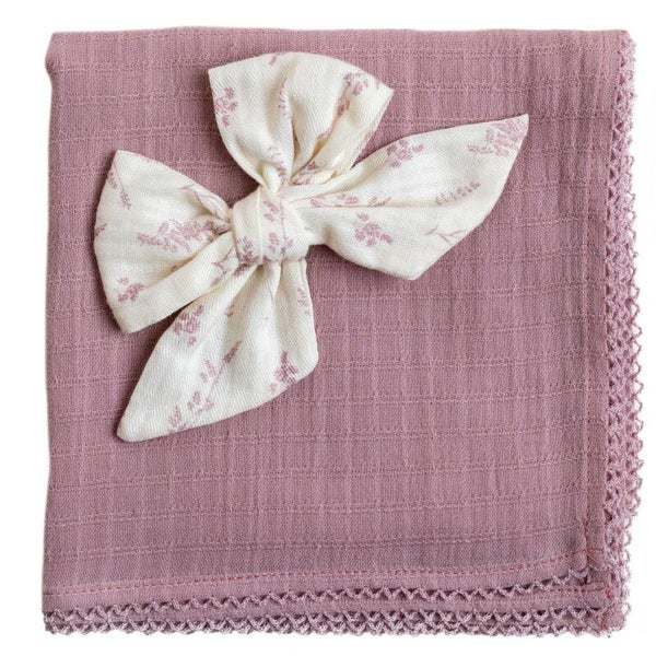 Baby Gi purple tetra muslim with bow