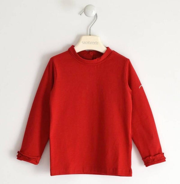 Longsleeve rood frilly