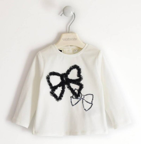 Longsleeve wit strikken