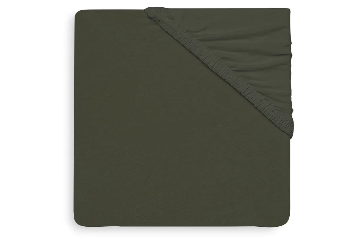 Jollein Hoeslaken Jersey 60x120cm - Leaf Green