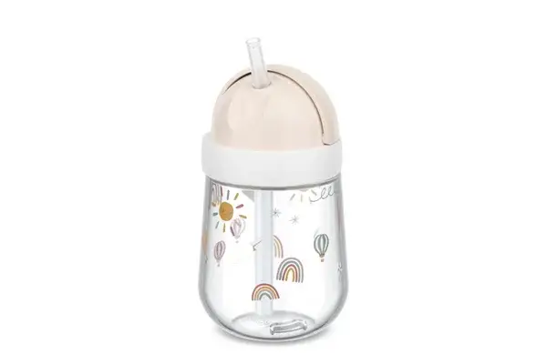 100. Mepal Rietjesbeker Mepal Mio 300 ml - Sunshine & Rainbow