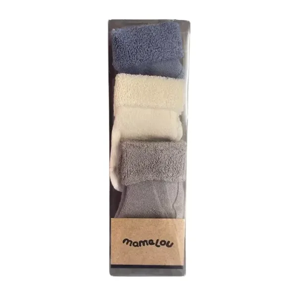 MAMELOU - SOKJES (3) - Tradewinds/ivory/grey maat 15-18