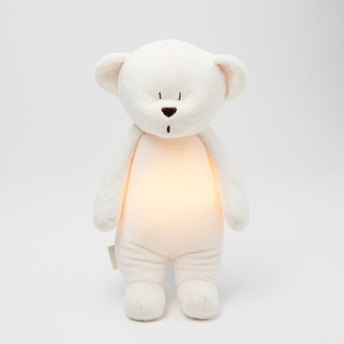 132. MOONIE 2.0 CREAM - HUMMING BEAR WITH A LAMP