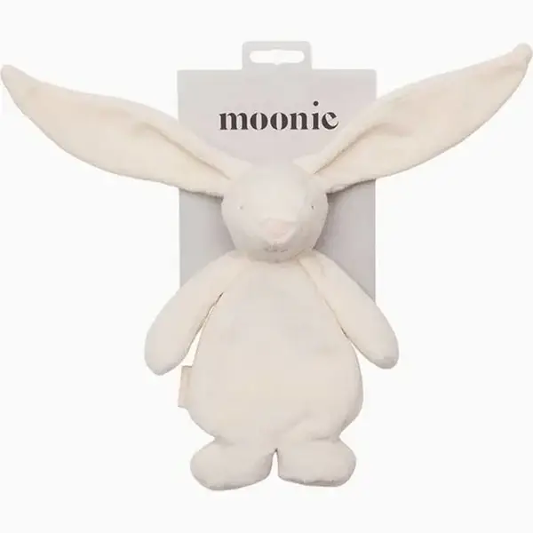 102. Moonie Mini Knuffel Konijn - Cream incl borduurwerk