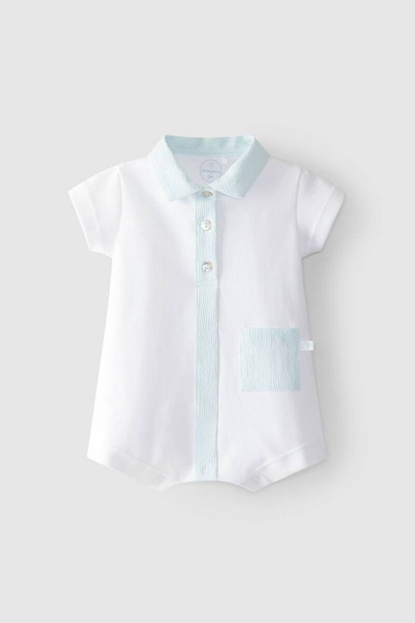 Laranijnha  bodysuit munt groen detail