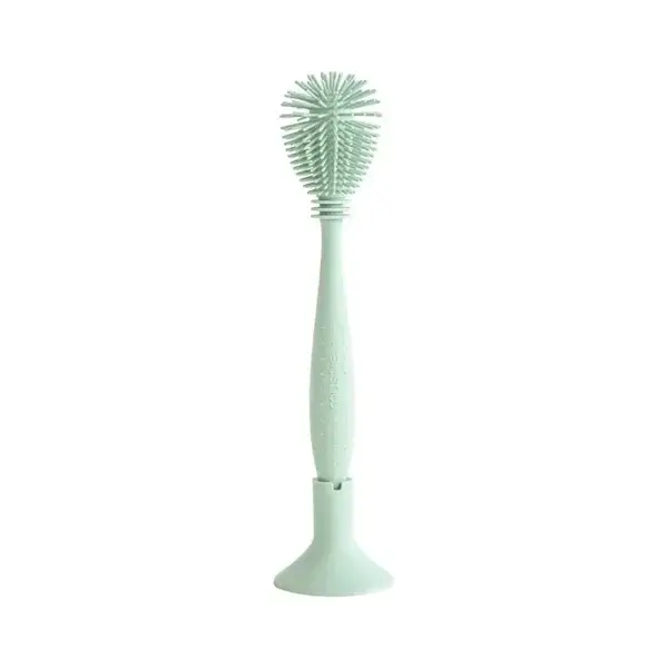 138. Mushie SILICONE BABY BOTTLE BRUSH  Cambridge Blue