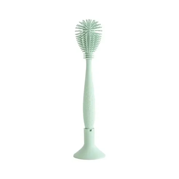 Mushie SILICONE BABY BOTTLE BRUSH  Cambridge Blue