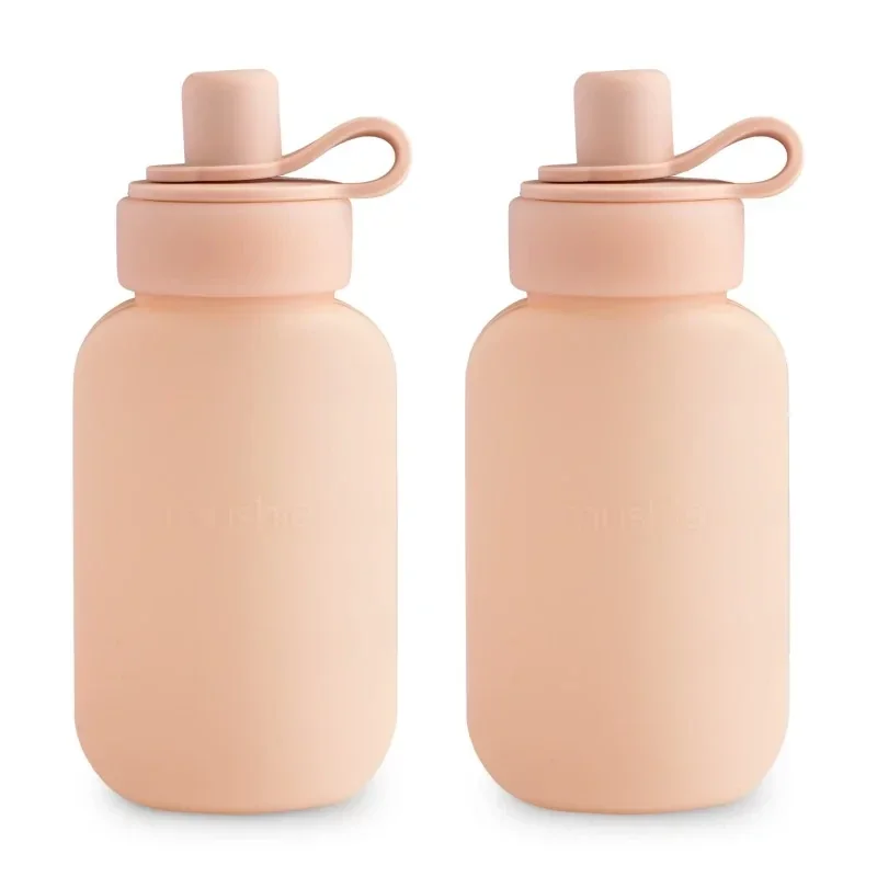 Mushie SILICONE PUREE POUCH Blush