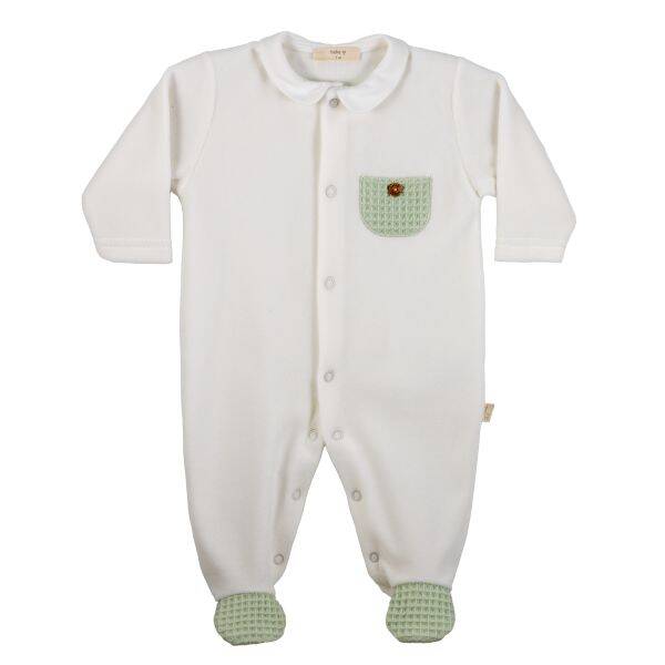 Baby Gi boxpakje velours nest Green