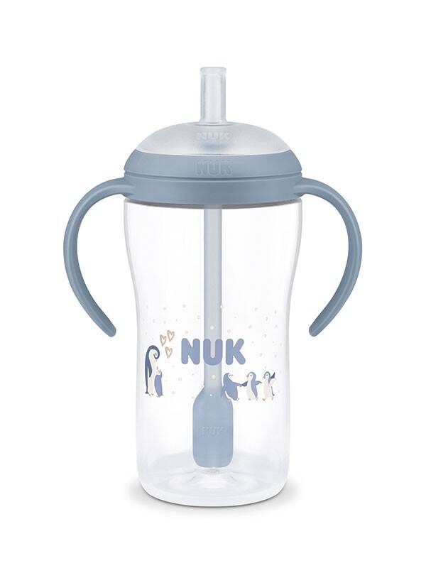 Nuk - Feeding - Perfect Match Straw Cup - 260ml - 8M+ - Penguin