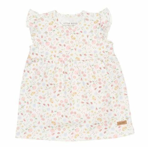 Little dutch Jurkje mouwloos ruches Flowers & Butterflies - 50/56