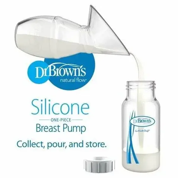 182. Dr. Brown's BF033 One-Piece Siliconen Borstkolf 1 Kit