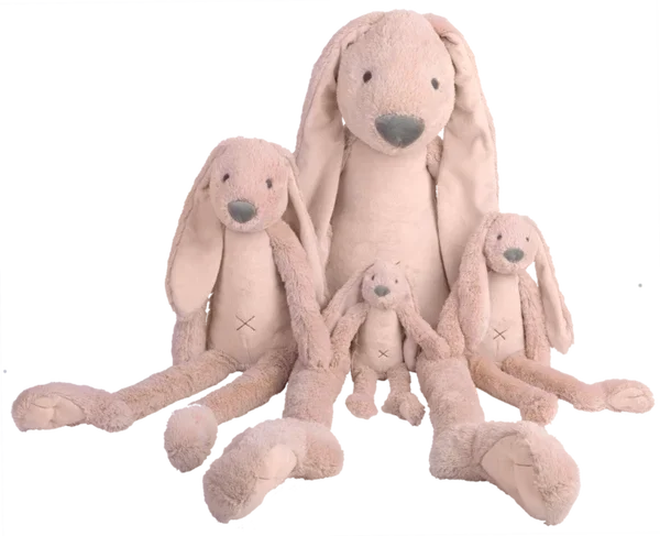 87. Old Pink Rabbit Richie - 38 cm incl borduurwerk