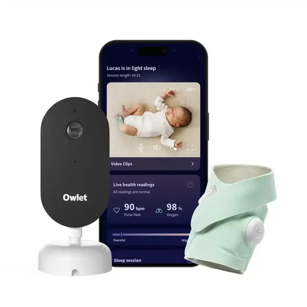 143. Owlet Dream Sock & Cam Dream Sight - Mint