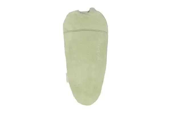 94. Puckababy Winter inbakerslaapzakje Piep teddy 0-3m Olive Teddy