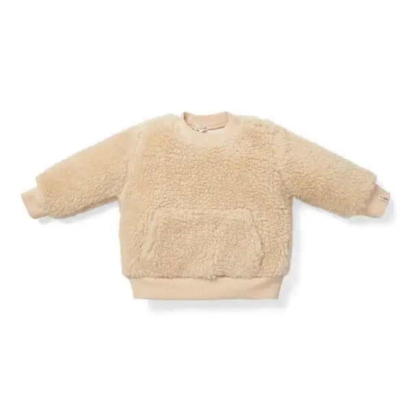 142. Little dutch Teddy trui Sand mt 50/56
