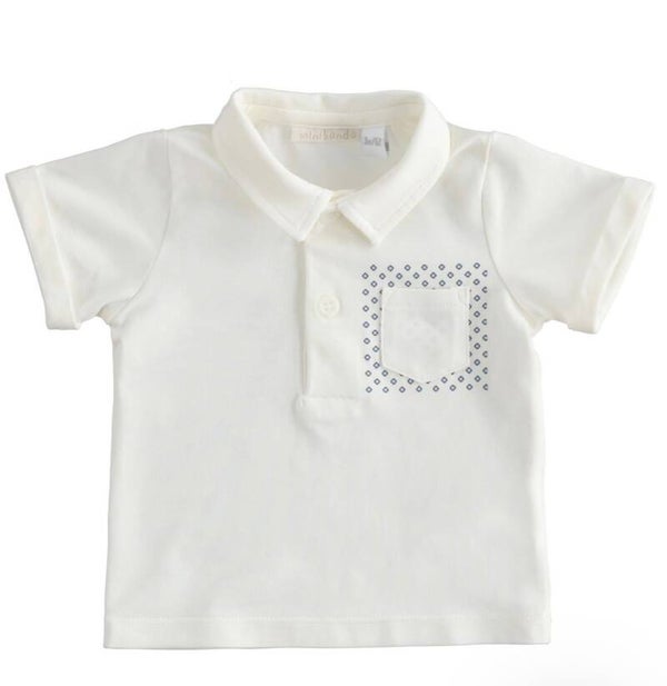 SHORT SLEEVED POLO met zakje