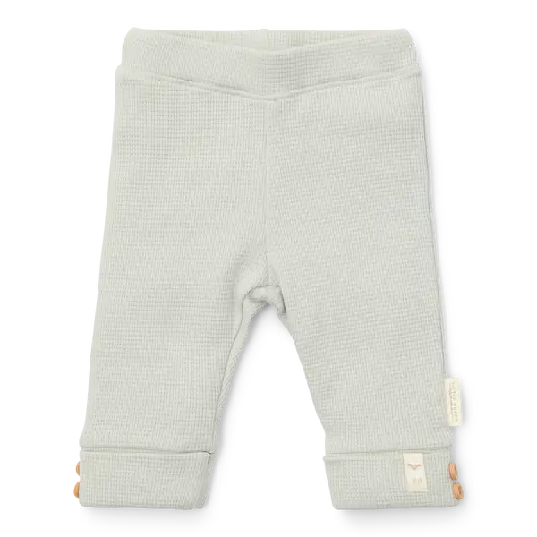 74. Little dutch Pants waffle Soft green maat 56