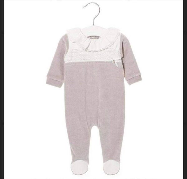 Boxpakje Coccodé een deel grijs wit, kraagje