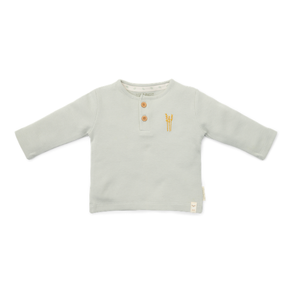 Little dutch T-shirt long sleeves waffle Soft green