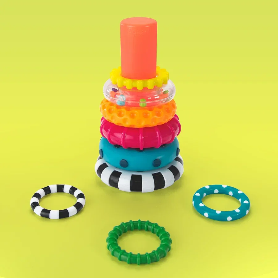128. Sassy Stacks Of Circles Ring Stacker