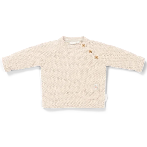 93. Little dutch Gebreide trui Sand maat 56