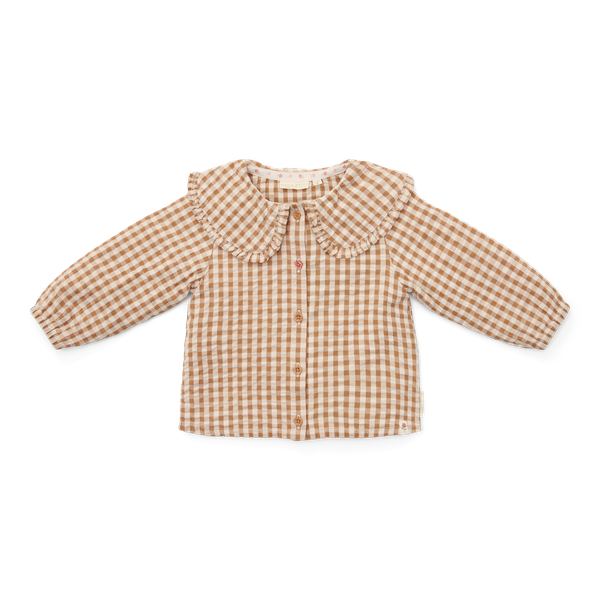 Little dutch Blouse Brown check