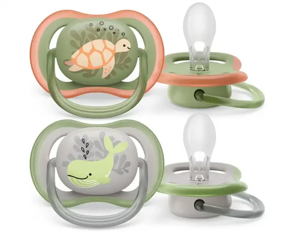 124. Avent Fopspeen +6M Air schildpad/walvis