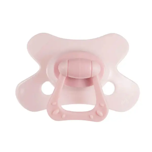 Difrax Fopspeen Natural 18+ maanden GEMS pink