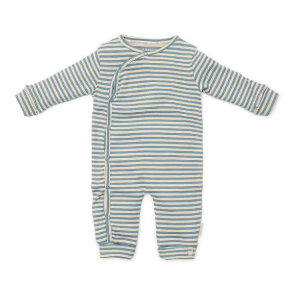 94. Little dutch boxpakje blauwe streep maat 44