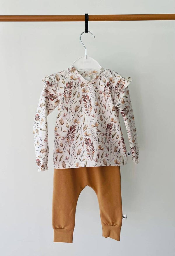 HANDMADE  Longsleeve Botanic flowers   MAAT 74