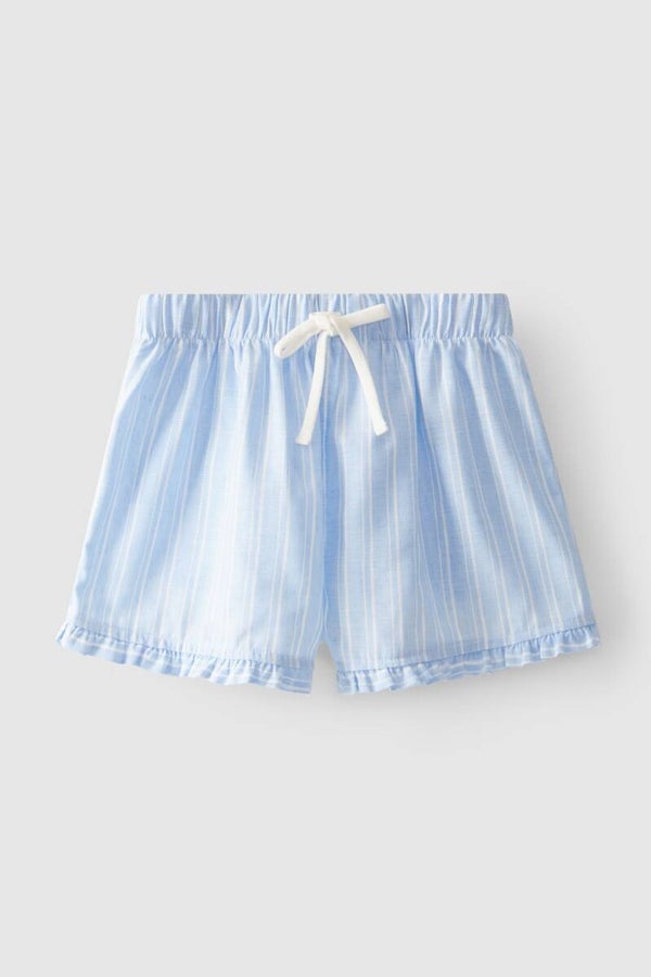 Laranijnha short met streepjes