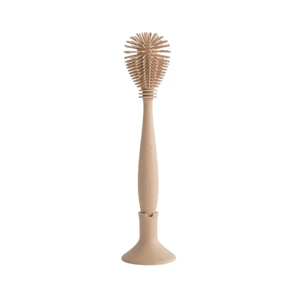 149. Mushie flessenborstel silicone naturel