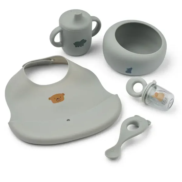 Liewood Baby Starter Set - Dove Blue