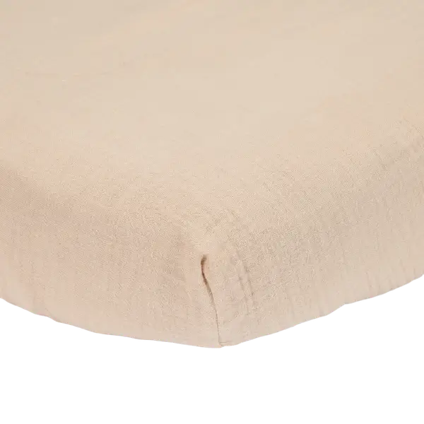 40. Little dutch hoeslaken wieg pure beige 40x80cm