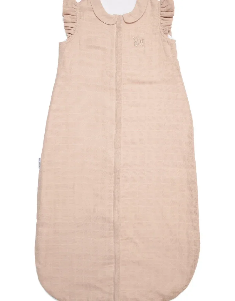 Poetree TETRA BABYSLAAPZAK 90CM RUFFLE ZOMER CAMEL