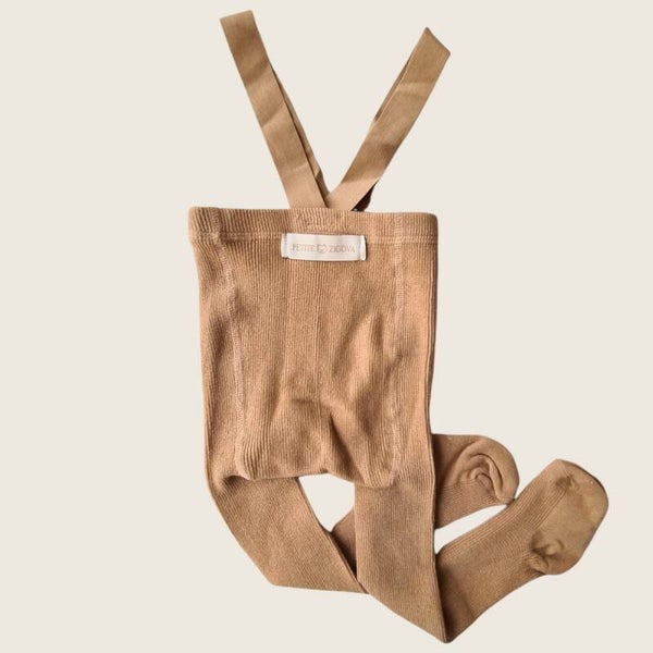 TIGHTS BROWN 0-6 MAAND