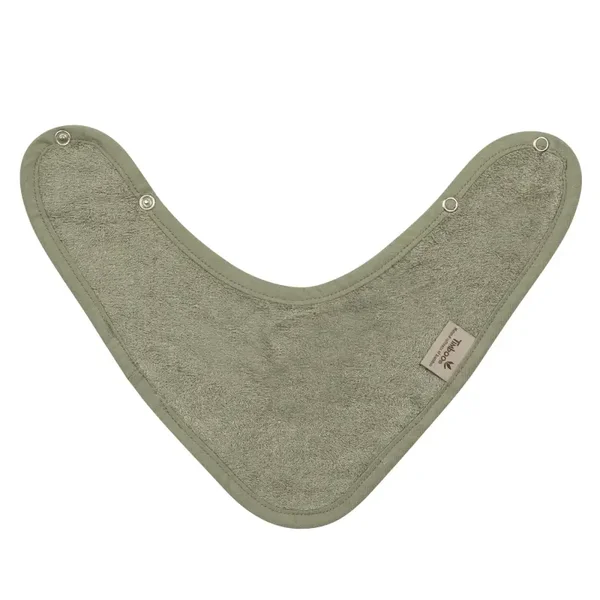 Timboo Bandana slabbetje dubbele laag Whisper green
