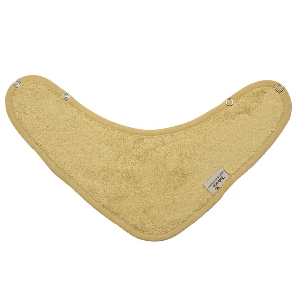 Timboo Bandana slabbetje dubbel laag honey yellow