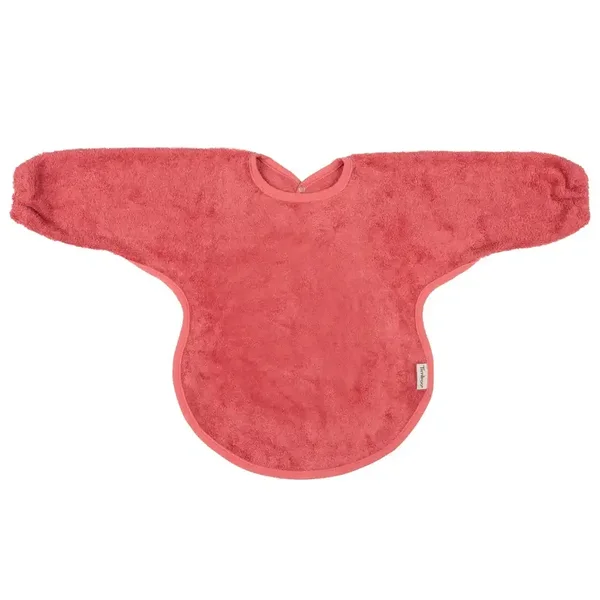 Timboo Bib with sleeves Raspberry rose