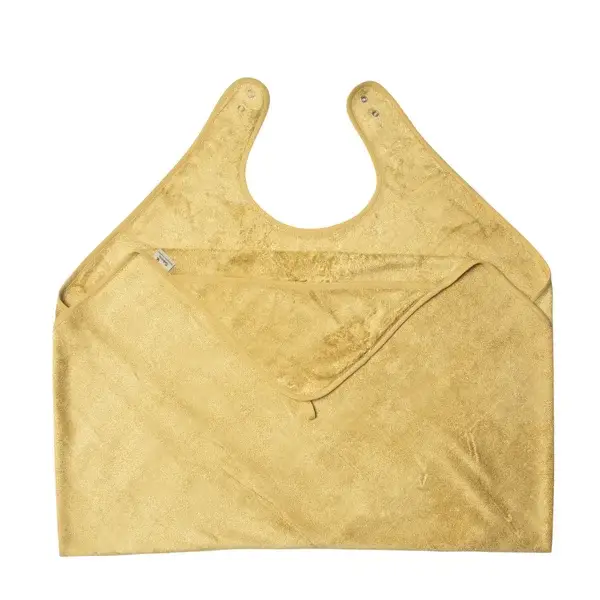 135. Timboo knuffelhanddoek honey yellow
