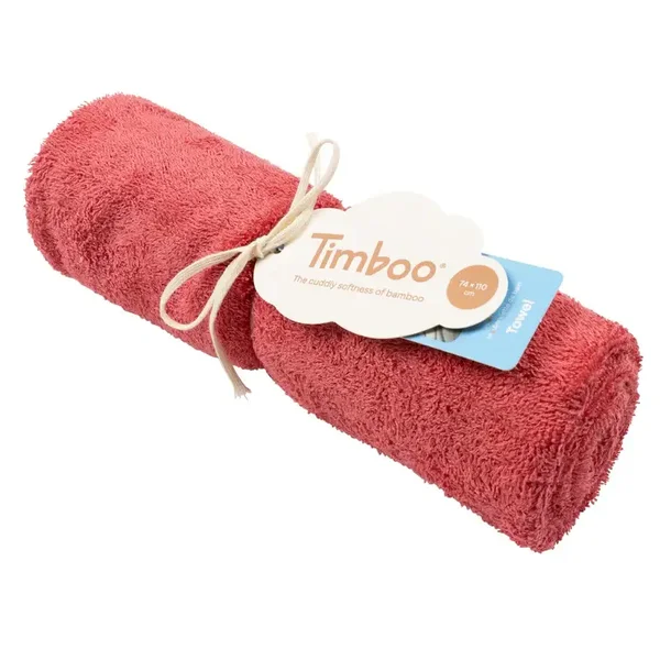 140. Timboo Handdoek large Raspberry rose