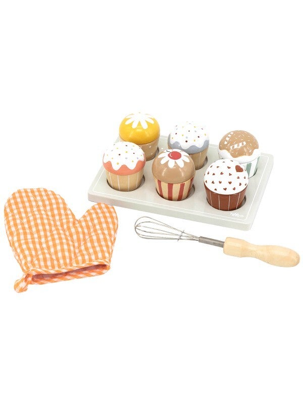 Tryco - Wooden Cupcakes Set