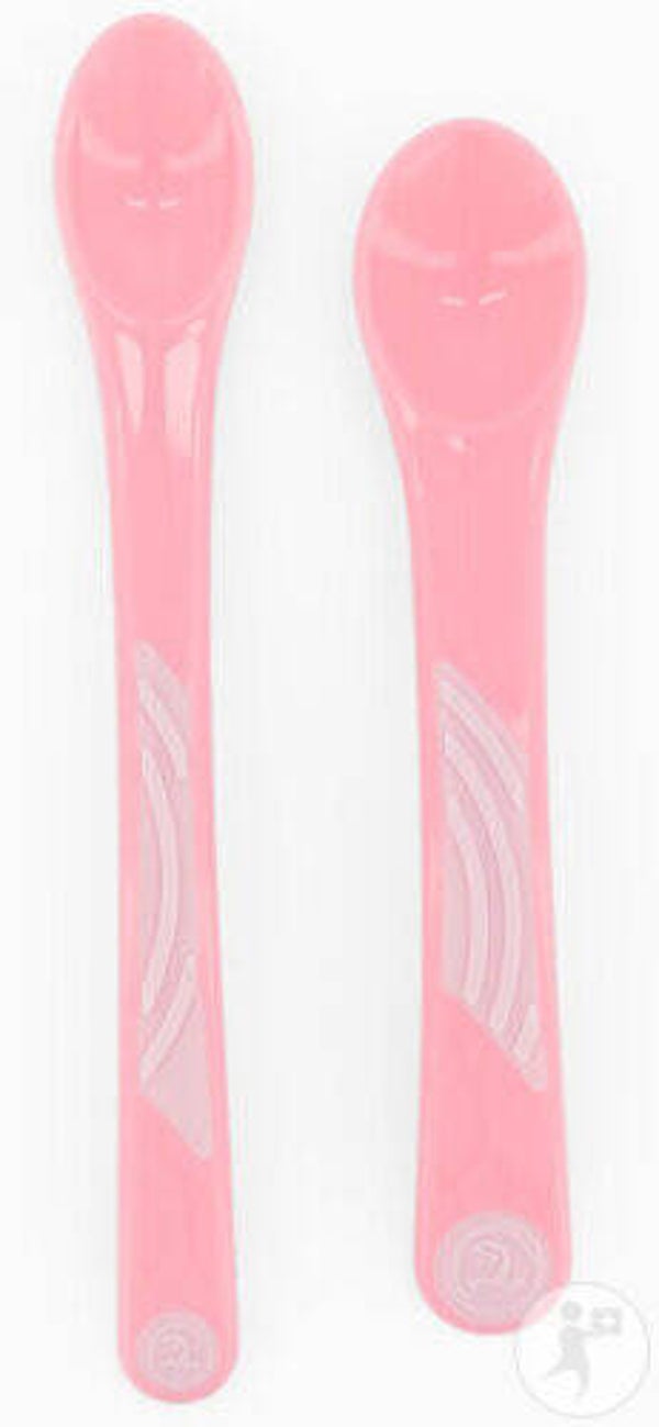 twistshake lepel set van 2 roze