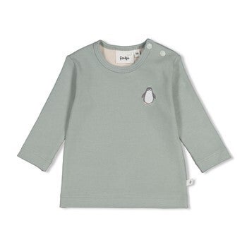 Feetje Longsleeve rib - Penguin Cuddles